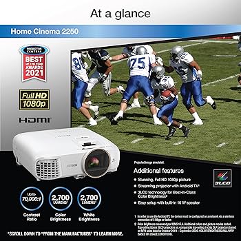 Amazon.com: Epson Home Cinema 2250 3LCD Full HD 1080p